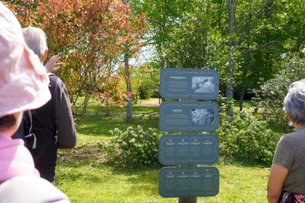 Les panneaux pour les visiteurs
