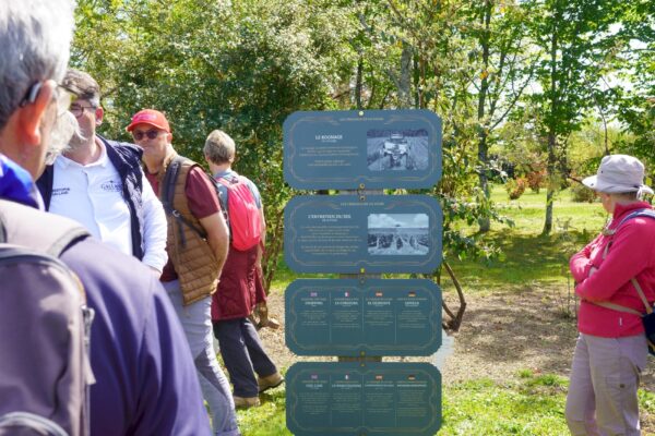 Les panneaux pour les visiteurs