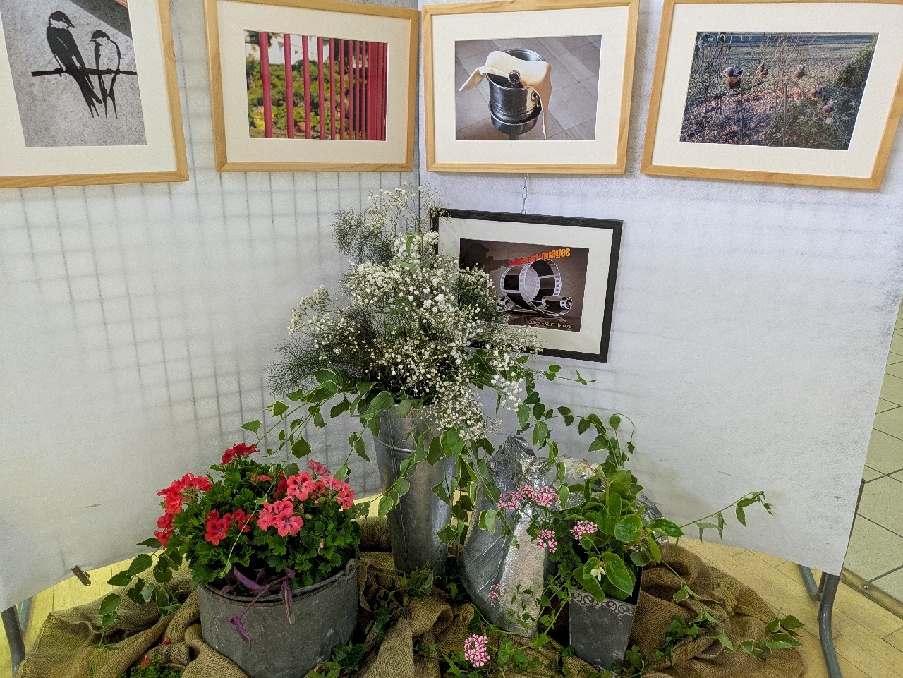 27 mai fleurissement exposition "Objectif Image" Esvres
