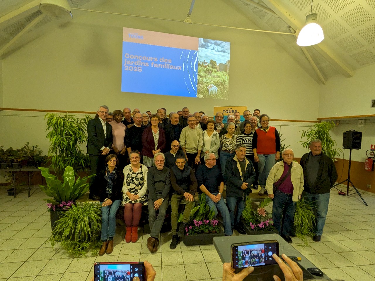 8 décembre Prix des jardins familiaux de Tours.