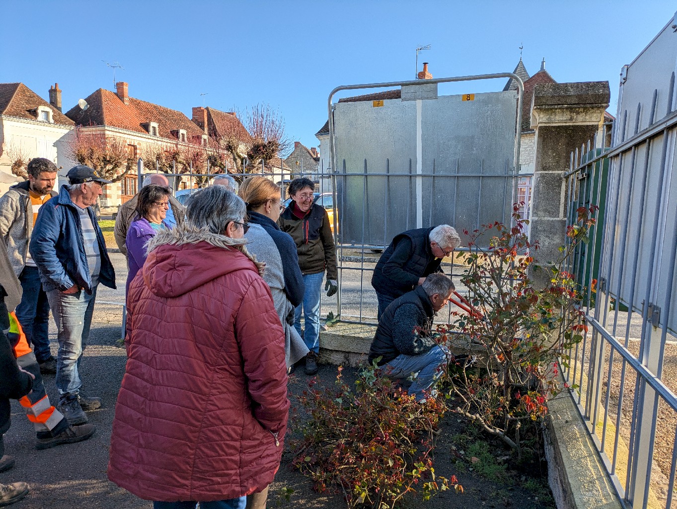 3 mars : taille des rosiers à Chambon